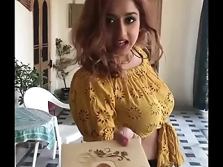 Braless desi doll downcast